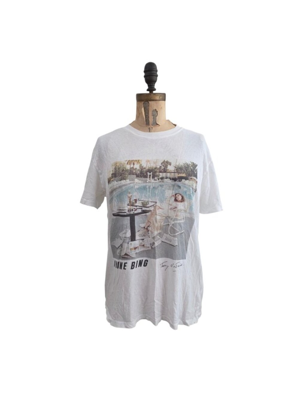 Anine Bing Lili T-Shirt Faye Dunaway Terry O'Neill 2020 S